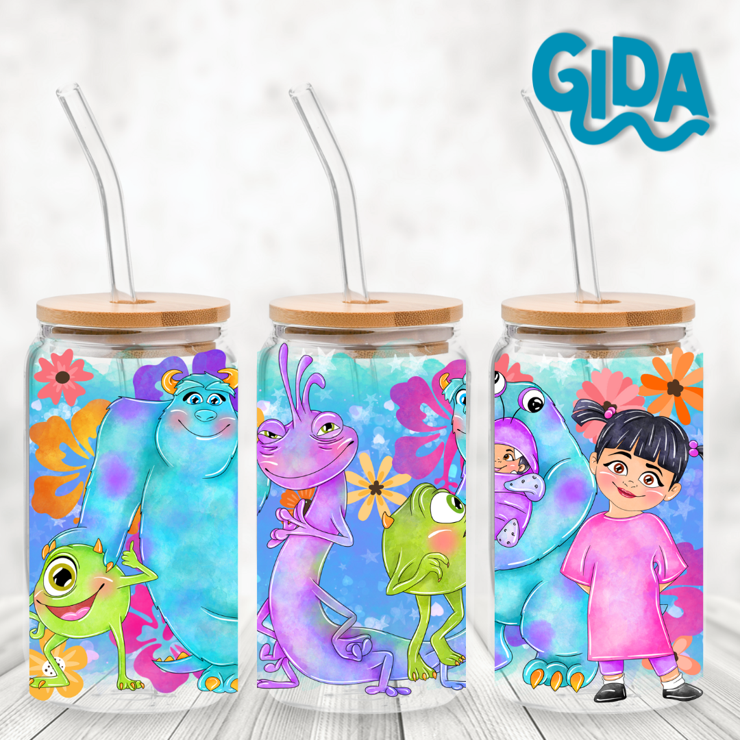 UV DTF - Watercolor Mermaid Libbey cup Wrap