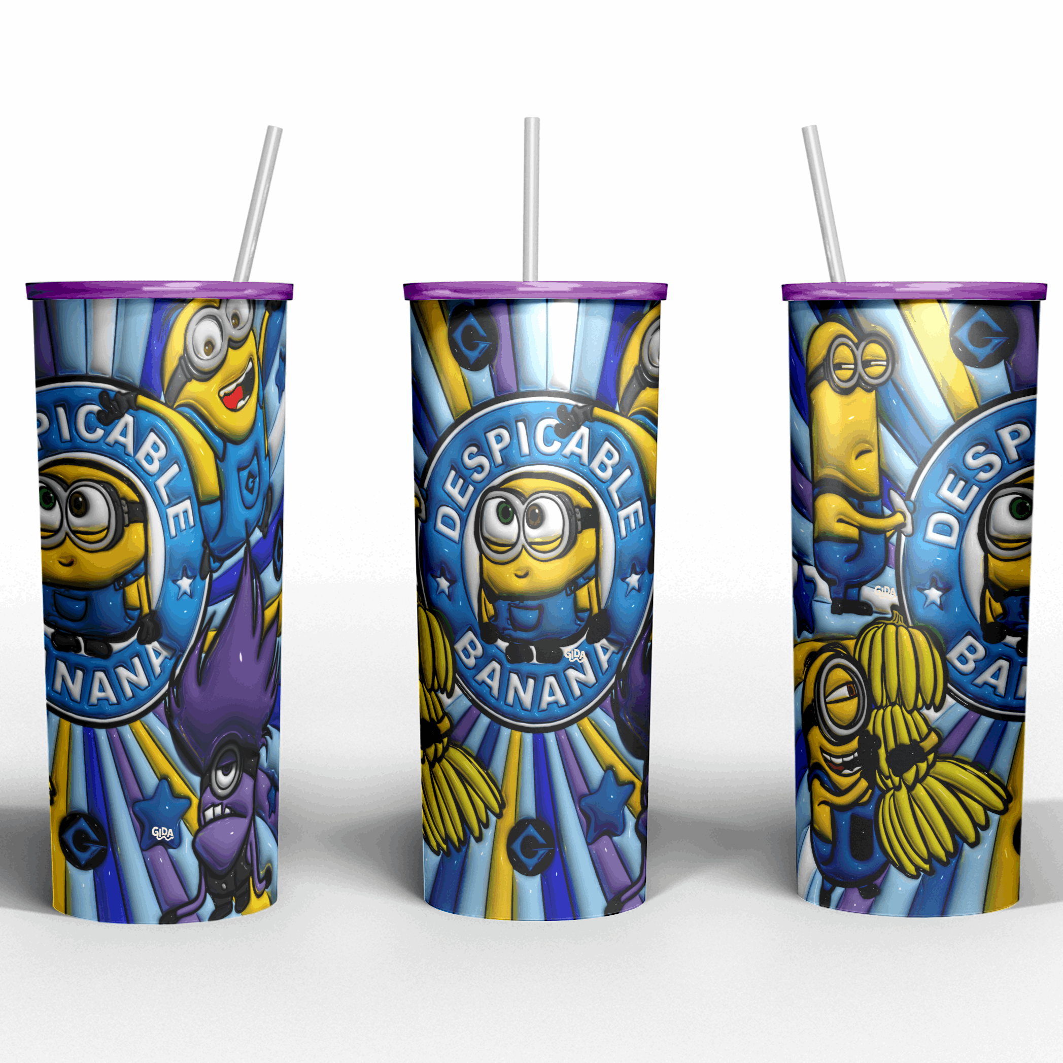 3D - Puppy Paws Straight 20oz Tumbler wrap Vinyl