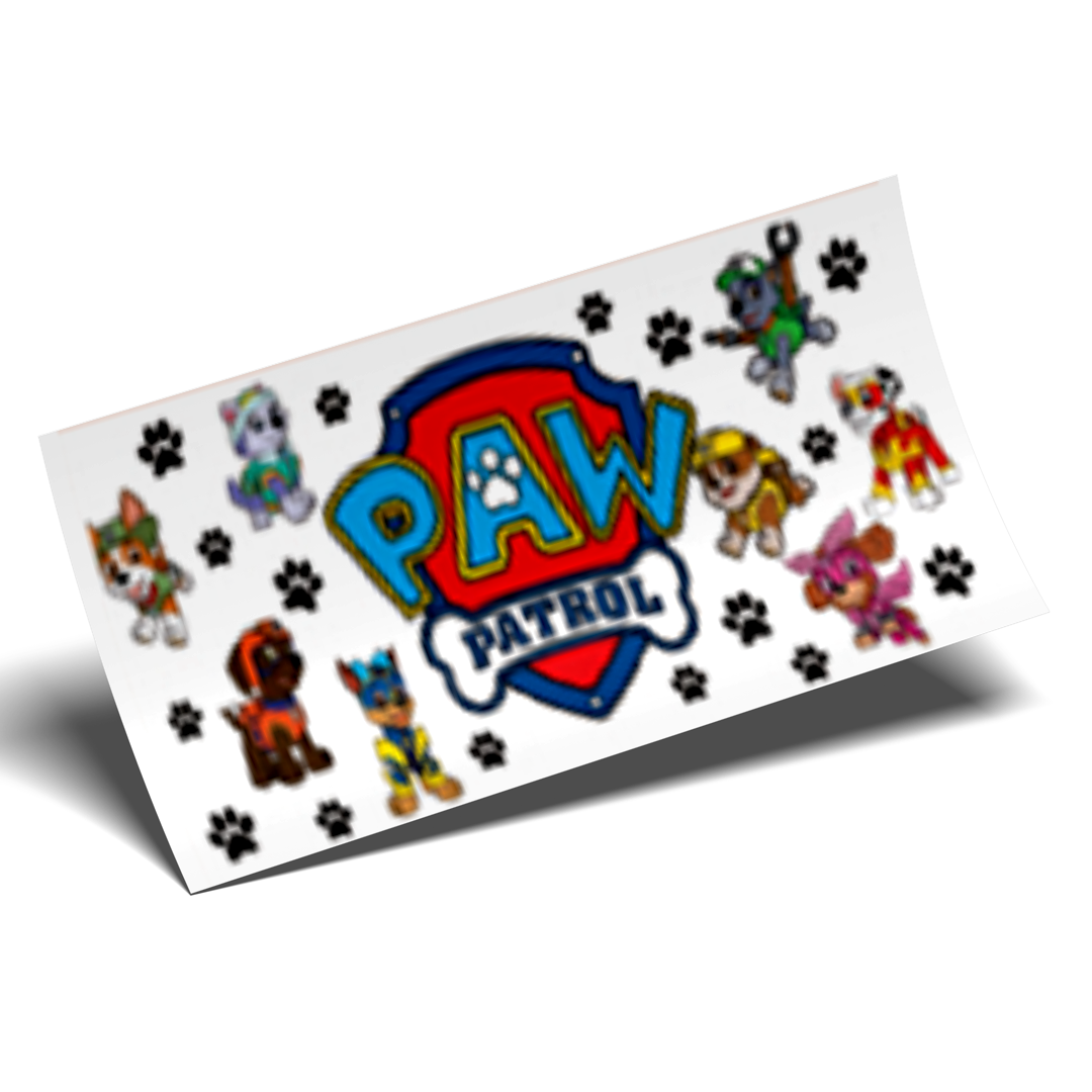 UV DTF Stickers Wrap - Paw Patrol  logo