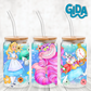 UV DTF Sticker Wrap -  Watercolor Alice wonderland for libbey cup Wrap