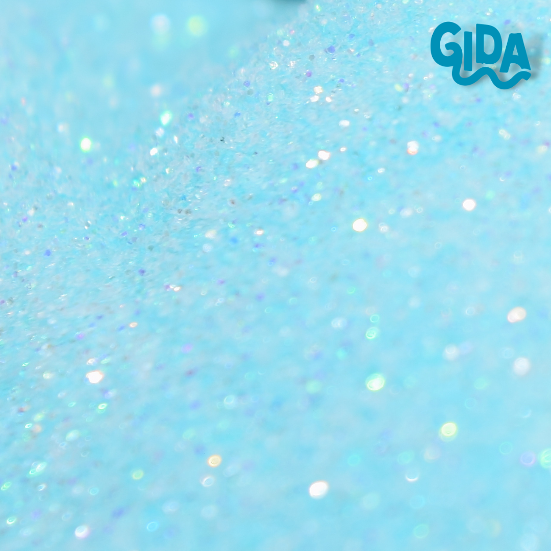 Tie Dye Blue Glitter - 2.2 oz