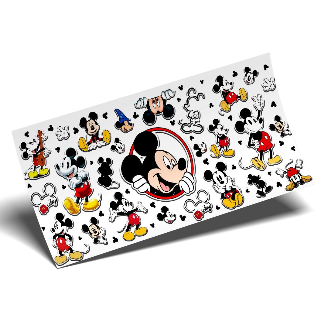 Cup Wrap UV DTF Stickers - Mickey and more Mickey’s