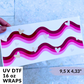 Cup Wrap Stickers UV DTF - Groovie Love Libbey Wrap