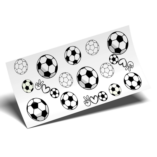 Cup Wrap Sticker  - UV DTF Soccer Lover