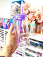 16 Oz Blank Plastic double wall Snowglobe Tumbler/can great option for Kids