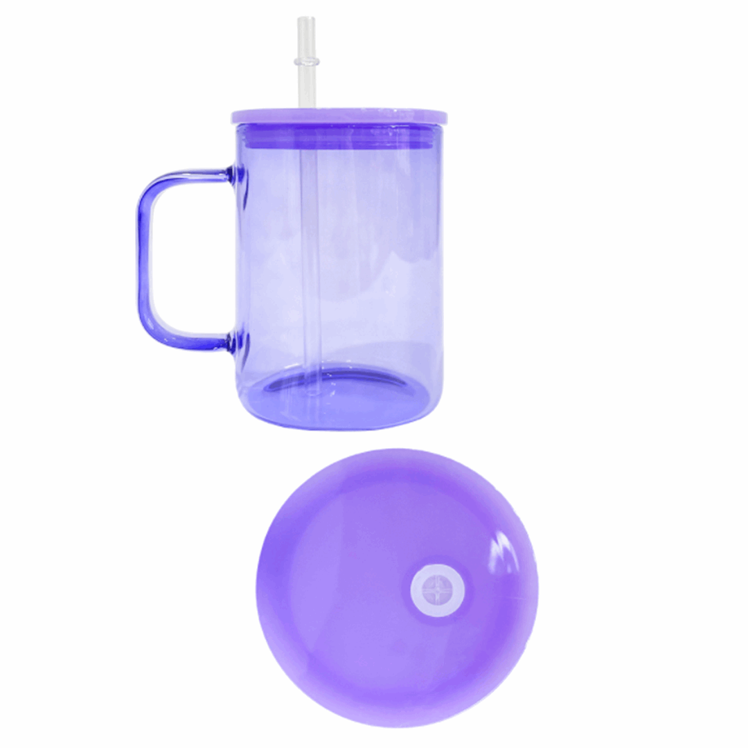 17 OZ Jelly Mug - Sublimation Glass Mug