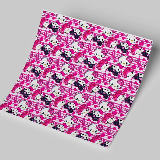 12x12 inches Patterned Vinyl - HK Valentines LV