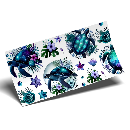 Cup Wrap Sticker UV DTF -  Sea Turtle