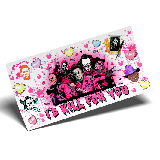 Cup Wrap UV DTF Sticker Wraps - Chuky I'd kill for you