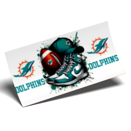 Cup Wrap Sticker  - UV DTF Dolphins