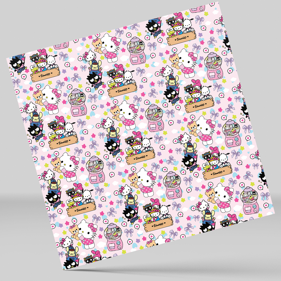 12x12" Permanent Printed Vinyl - Candy or Kitty?