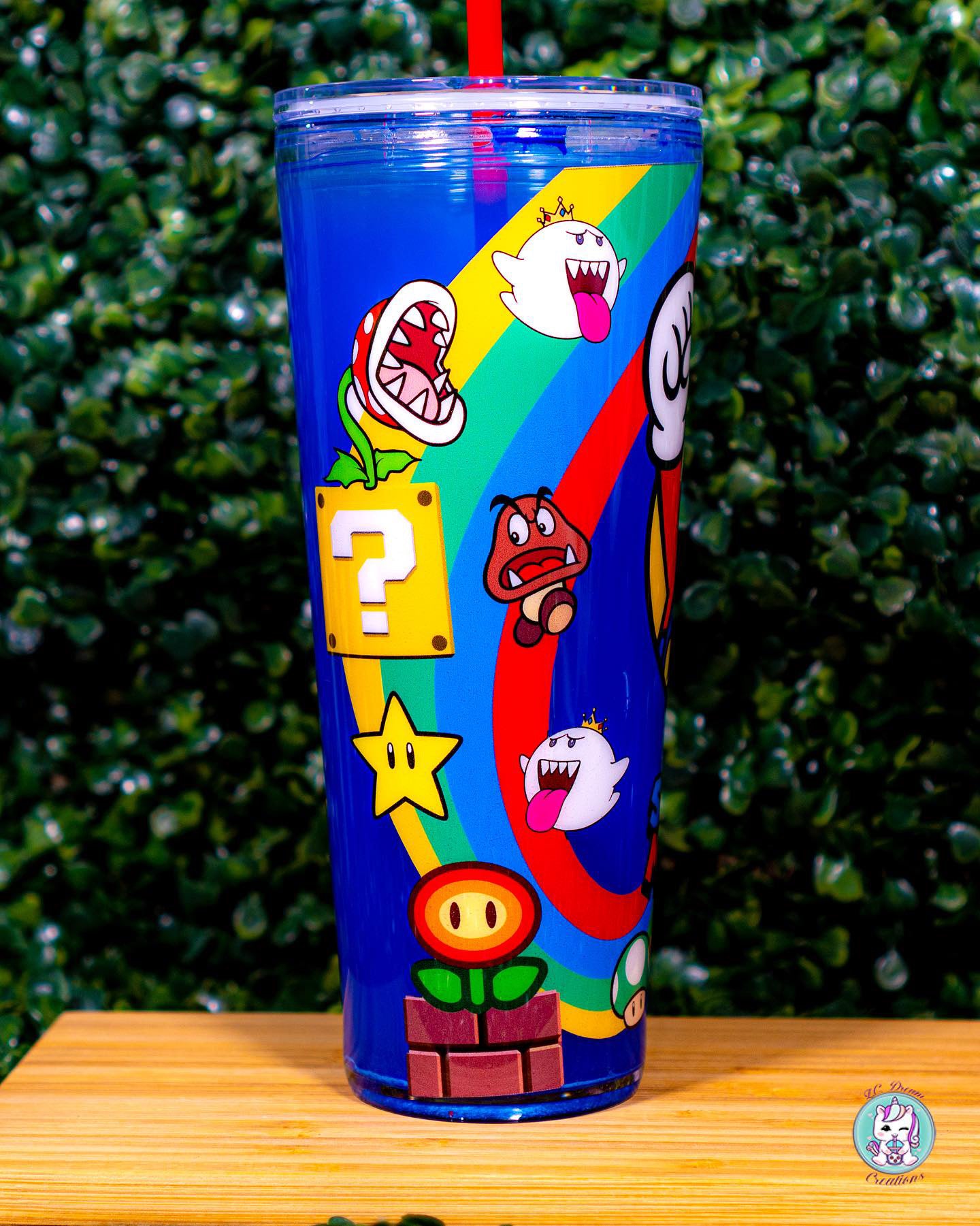 uv dtf wrap - Mario 24 oz  wrap