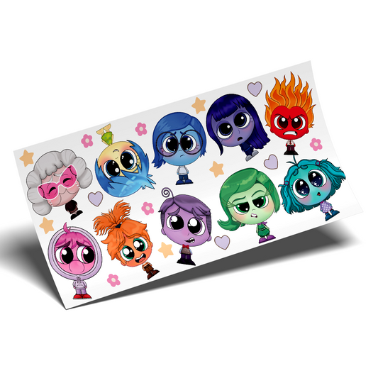 Cup Wrap Sticker UV DTF - Cutest Inside out