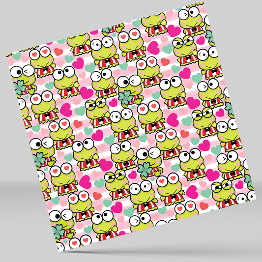 12x12" Permanent Printed Vinyl - Keroppi