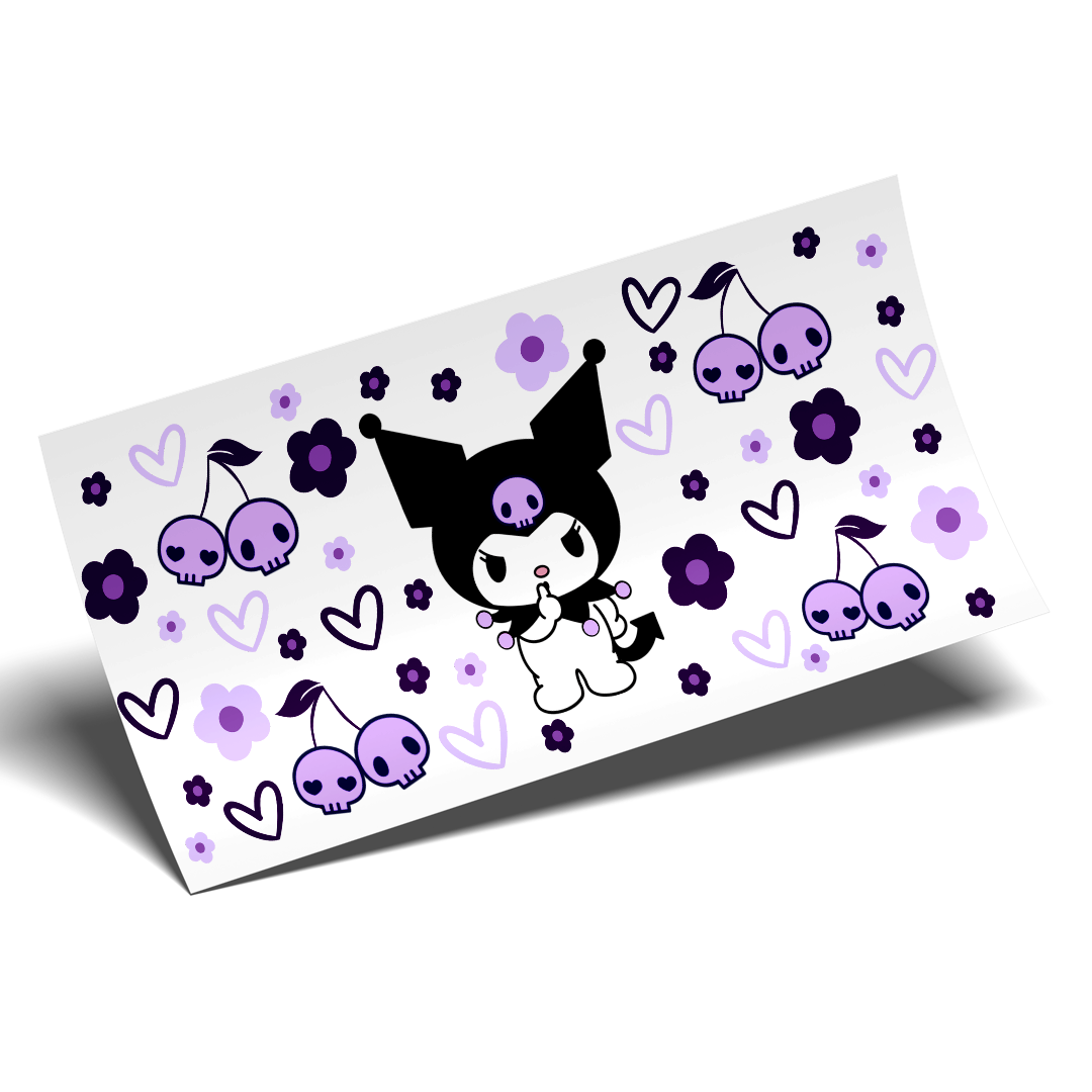 UV DTF Stickers Wrap - Kuromi shuuuuu