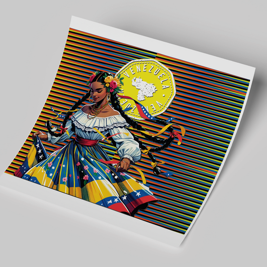 Tambor Dancing - 20oz Straight Tumbler wrap Printed Vinyl