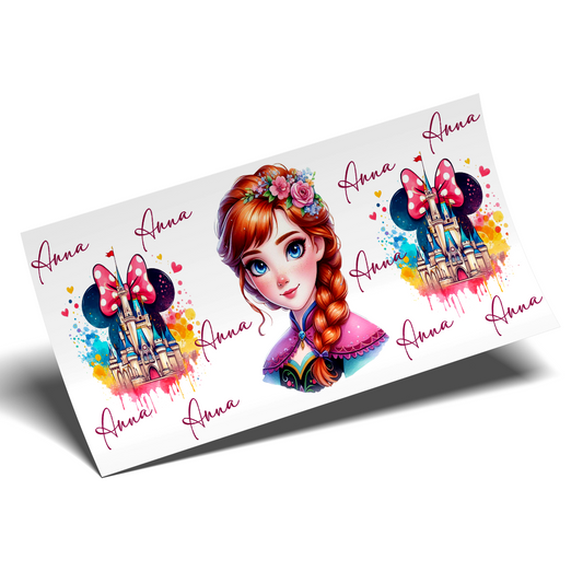 Cup Wrap Sticker  - UV DTF Anna