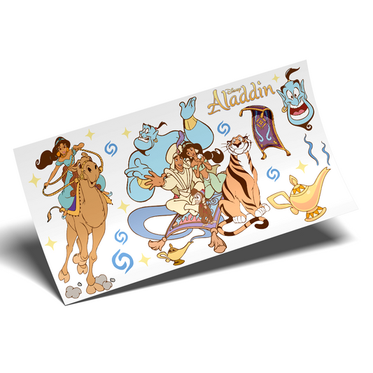 Cup Wrap Sticker UV DTF - Jazmin Vintage Aladdin