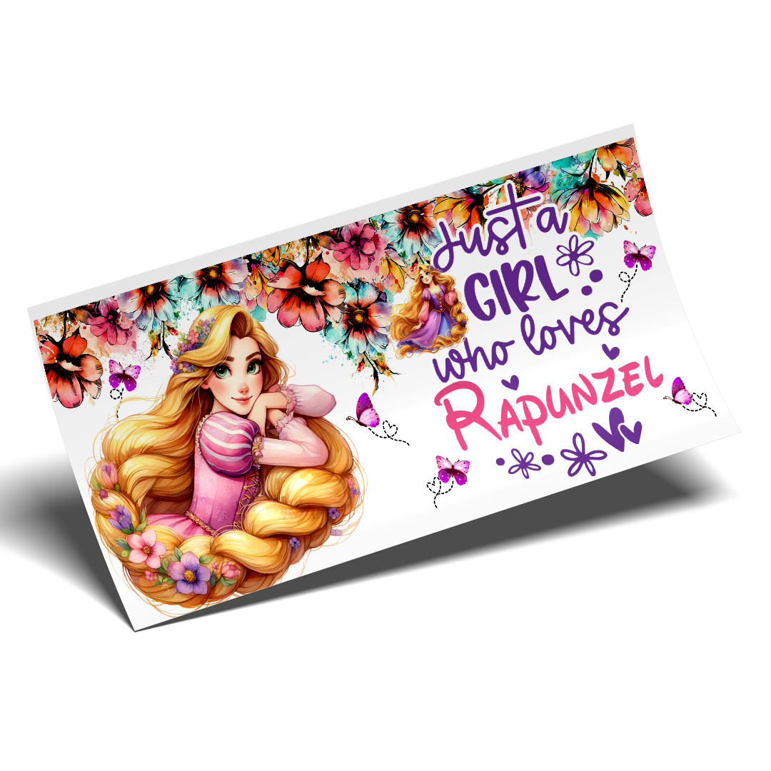 Cup Wrap Sticker  - UV DTF Rapunzel