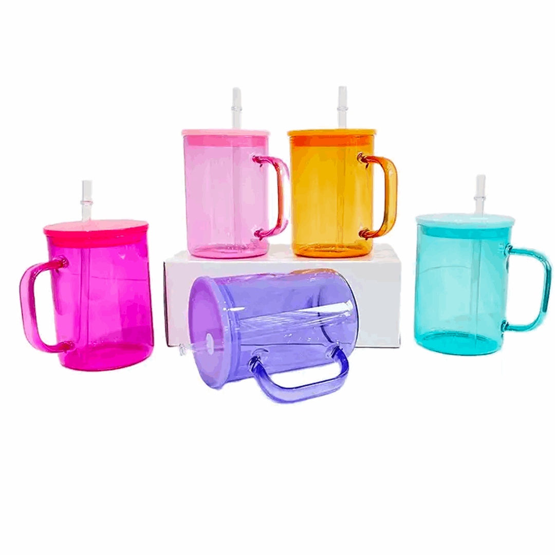 17 OZ Jelly Mug - Sublimation Glass Mug