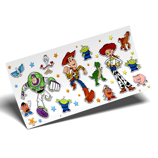 Cup Wrap Sticker  - UV DTF Toy Story cara de patata