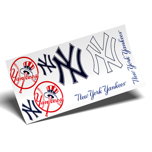 Cup Wrap Sticker  - UV DTF Stickers Wrap - Yankees