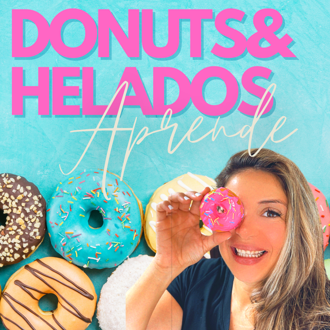 HAGAMOS DONUTS y Helados para decorar Tumblers/CLASE GRABADA - GIDA DESIGN 