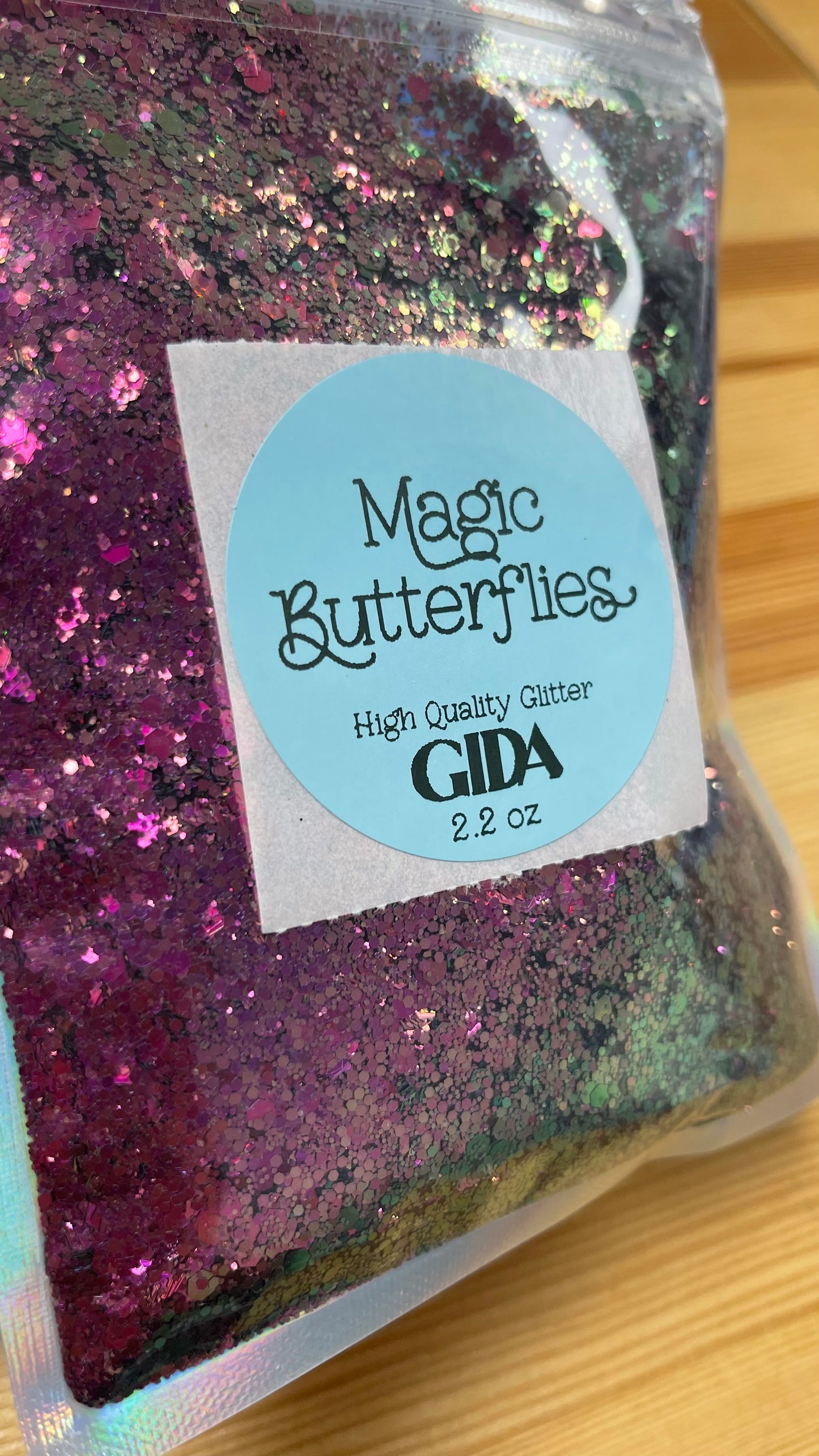 Magic Butterflies Chunky Glitter - 2.2 oz - GIDA DESIGN 