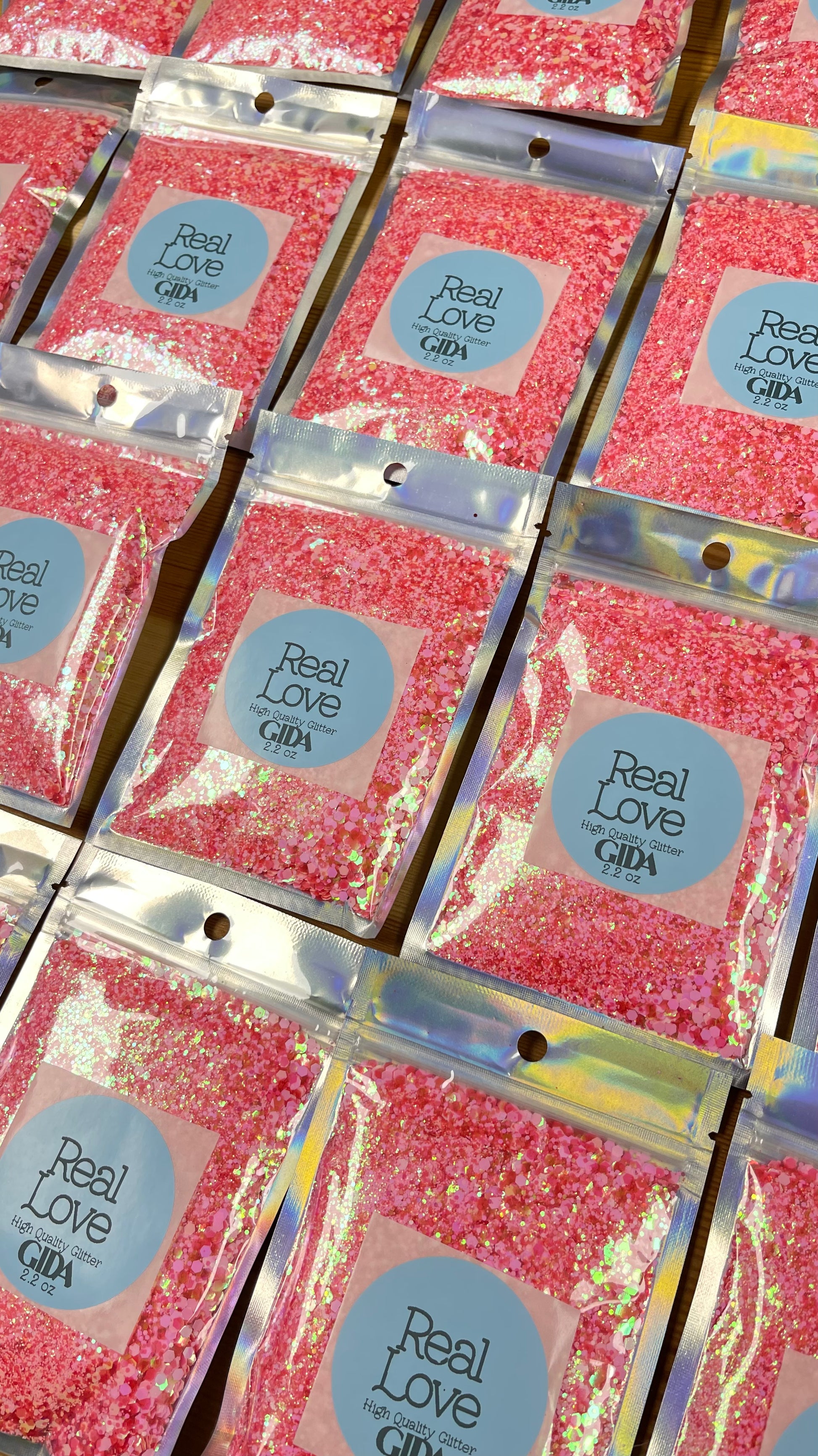 Real Love Chunky Glitter - 2.2 oz - GIDA DESIGN 