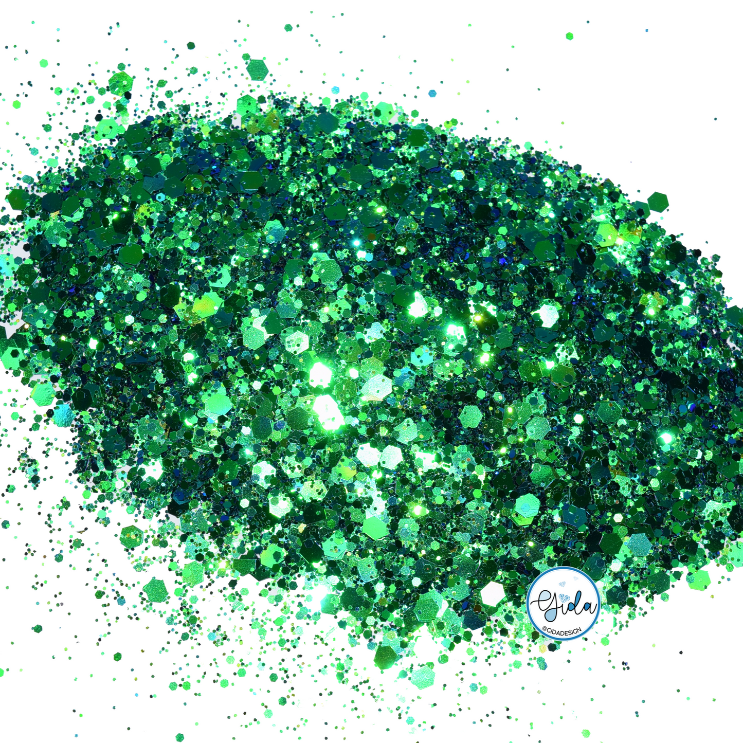 Green Chunky COLOR SWITCH Glitter - 2 oz - GIDA DESIGN 